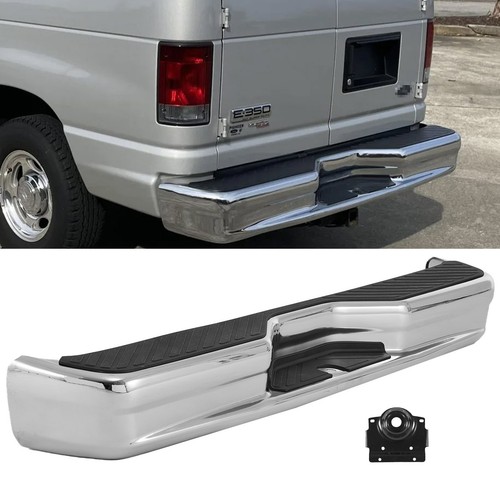 Chrome rear step bumper - rear,